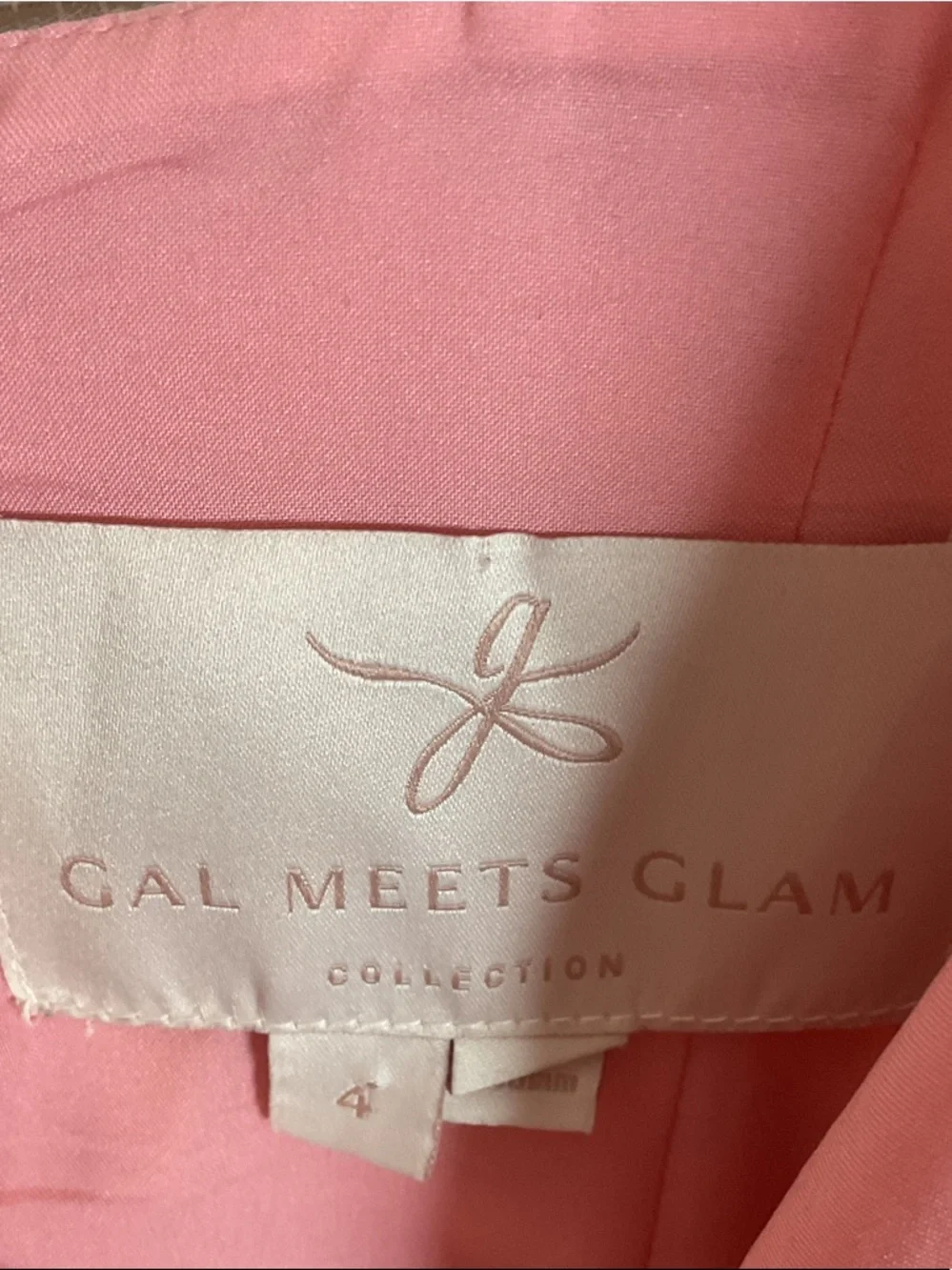 Girl Meets Glam Sarah Dress Sleeveless Pink Floral Midi Size 4 Garden Birds - Picture 4 of 13